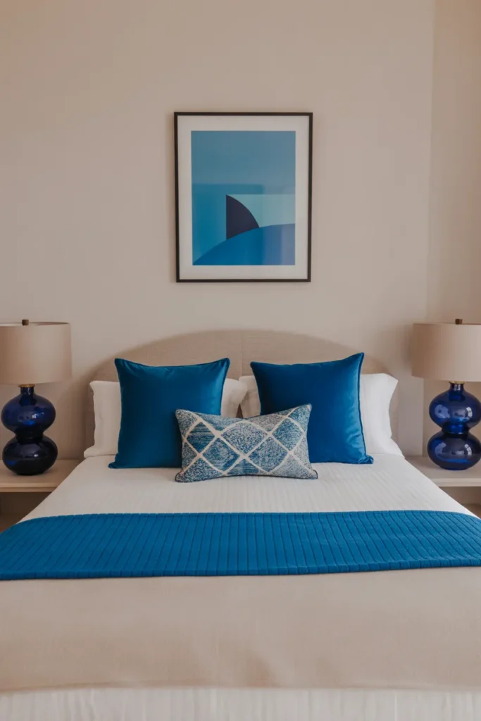   Bright Blue Accessories for a Pop of Color