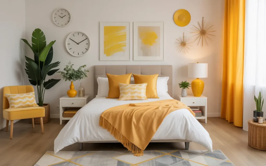 yellow bedroom ideas