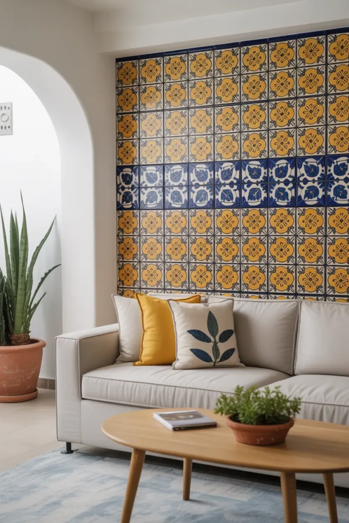 Modern Talavera Accent Wall