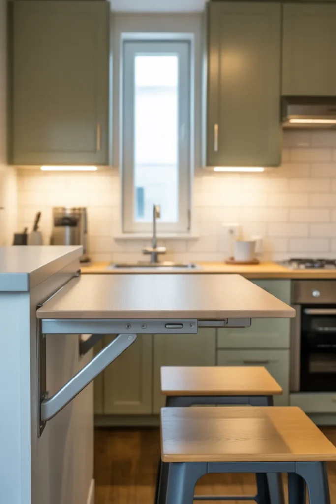 Add a Fold-Down Table for Flexible Dining