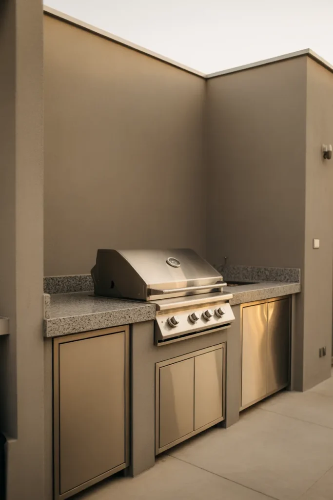   Built-In Compact Grill Station