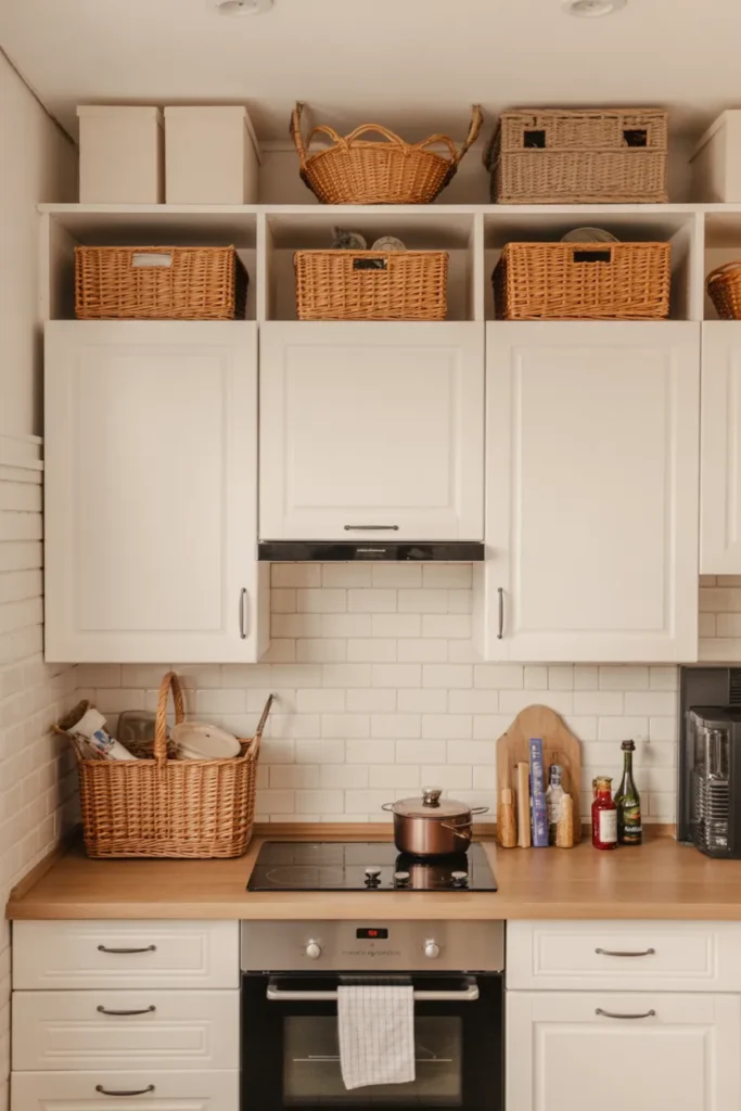  Store Items Above Cabinets