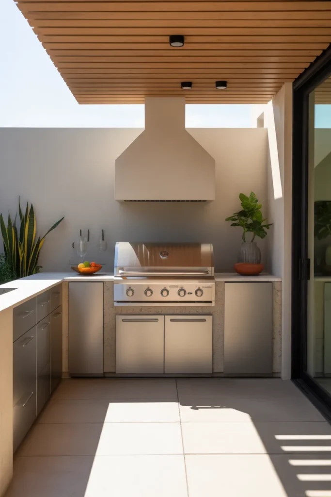  Modern Compact Outdoor Kitchen