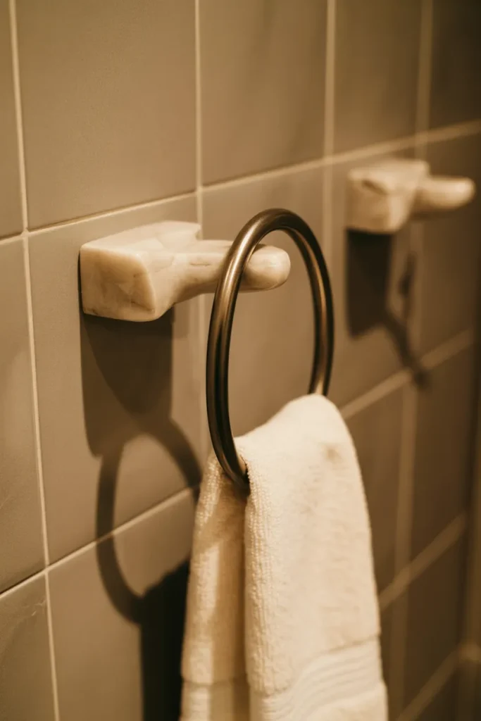  Stone Wall-Mounted Towel Hook