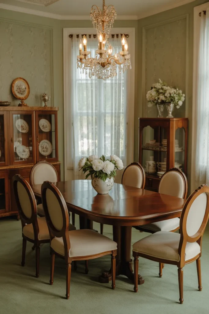  Vintage Inspired Dining Room