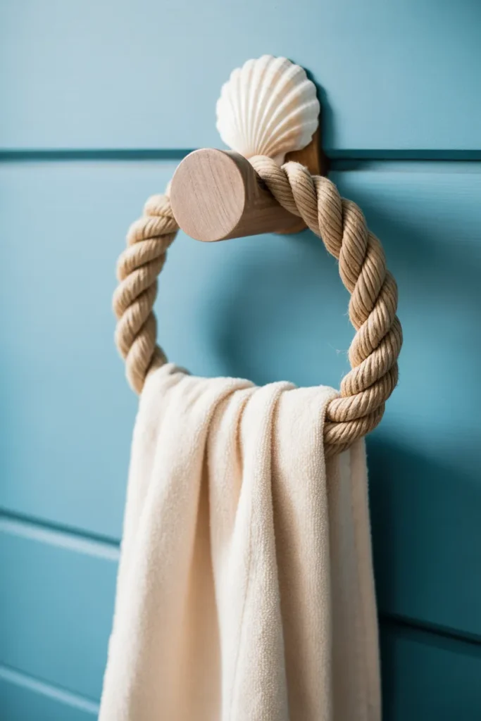  Coastal Rope Towel Hook