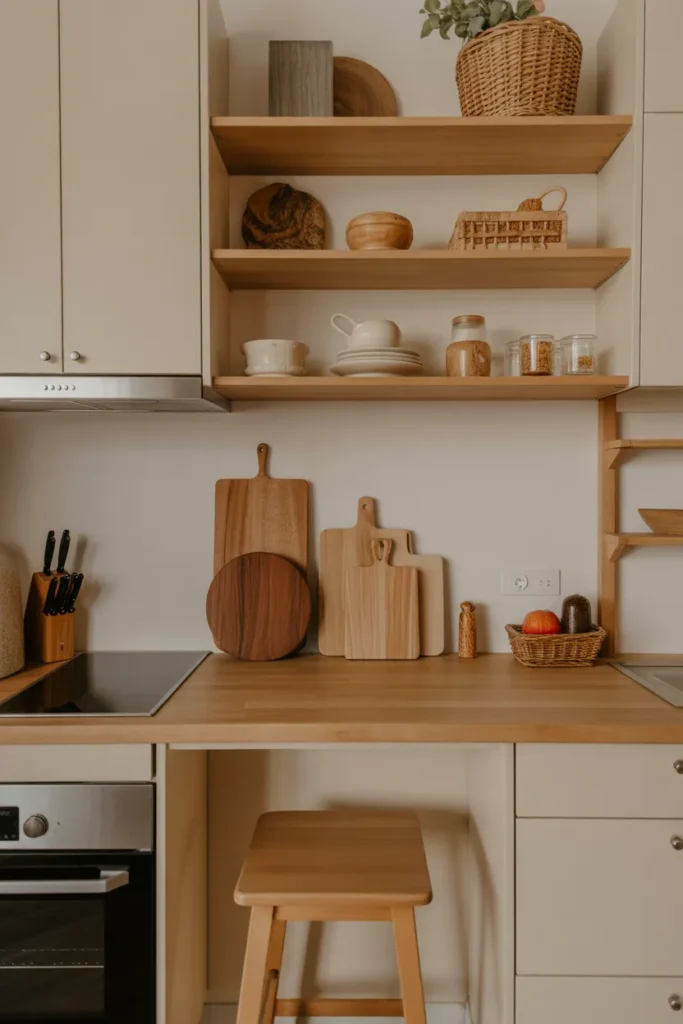 Bring Warmth with Natural Wood Accents