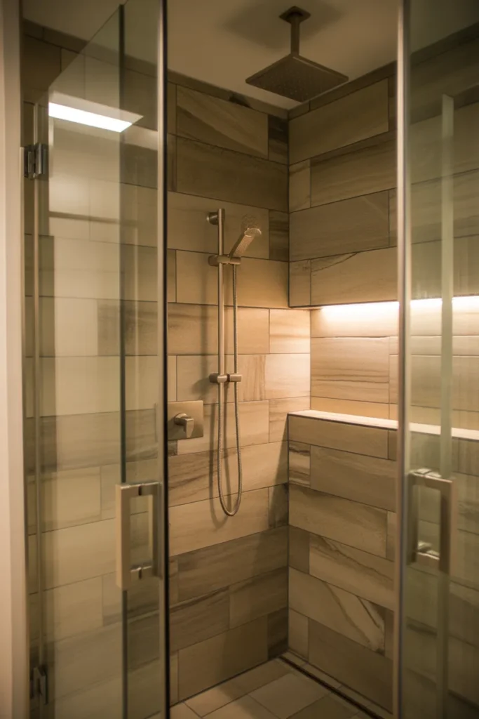  Wood Look Tile With Built-In Lighting