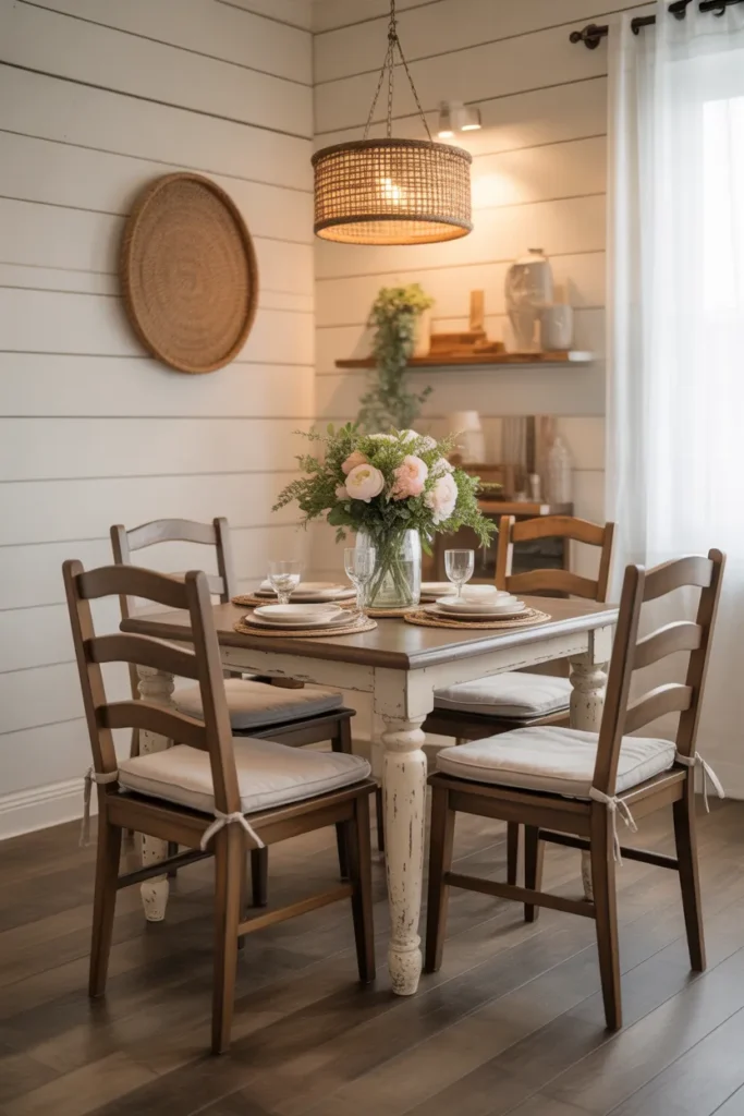  Rustic Farmhouse Dining Corner