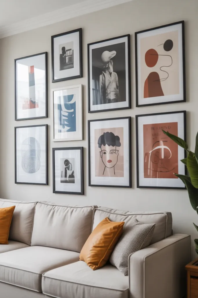  Style a Statement Wall with Artwork