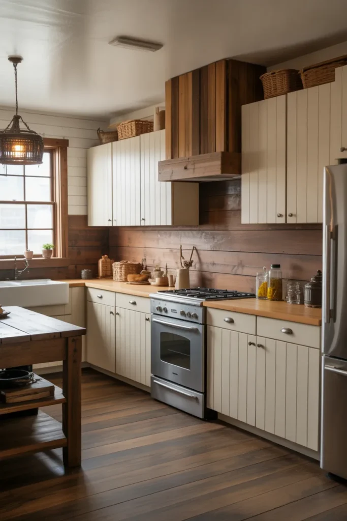  Farmhouse Cabinets with Vertical Plank Doors