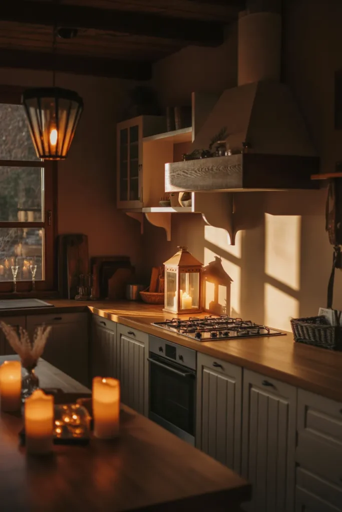 Warm Ambient Lighting with Candles and Lanterns