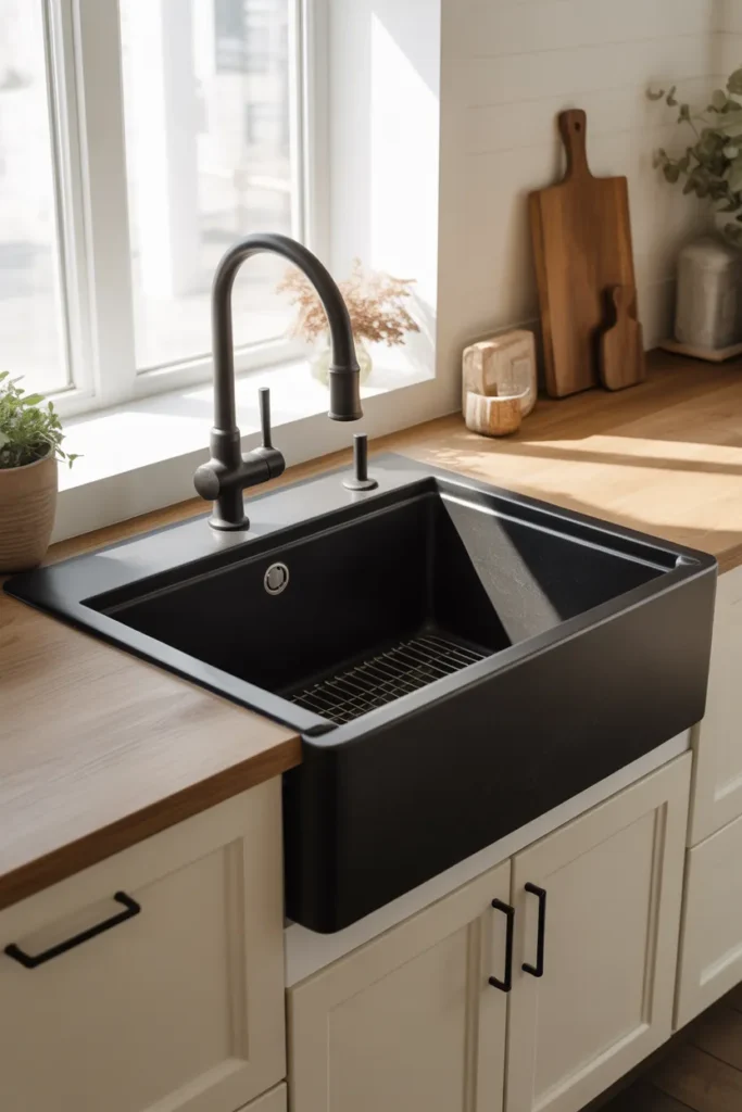  Matte Black Farmhouse Sink for Modern Chic Kitchens