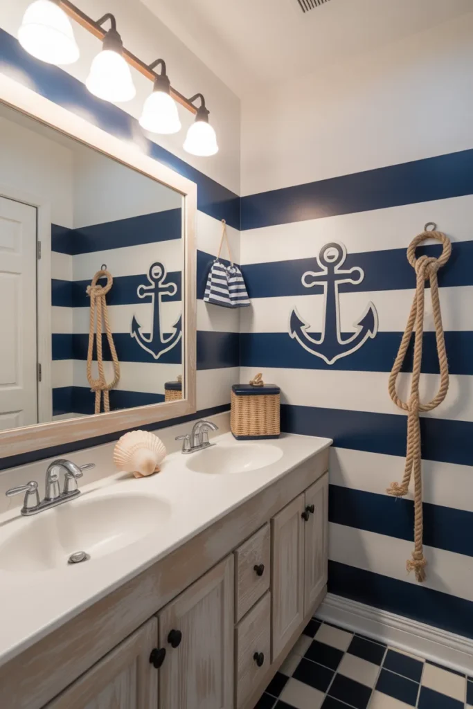  Nautical Kids Bathroom