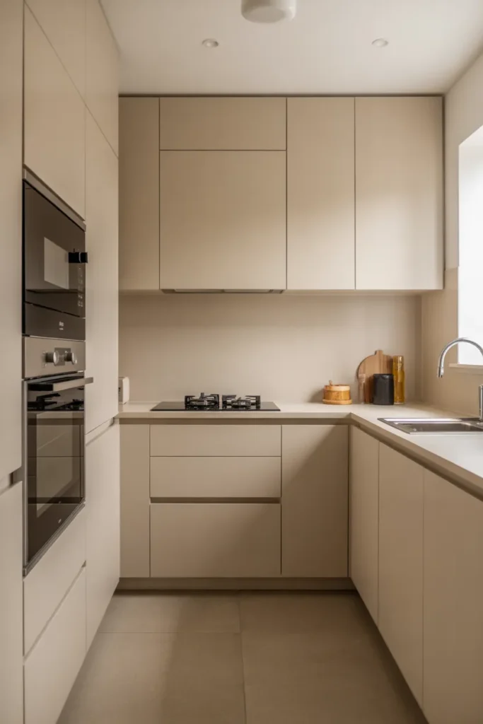  Minimalist Small Kitchen With Handleless Cabinets