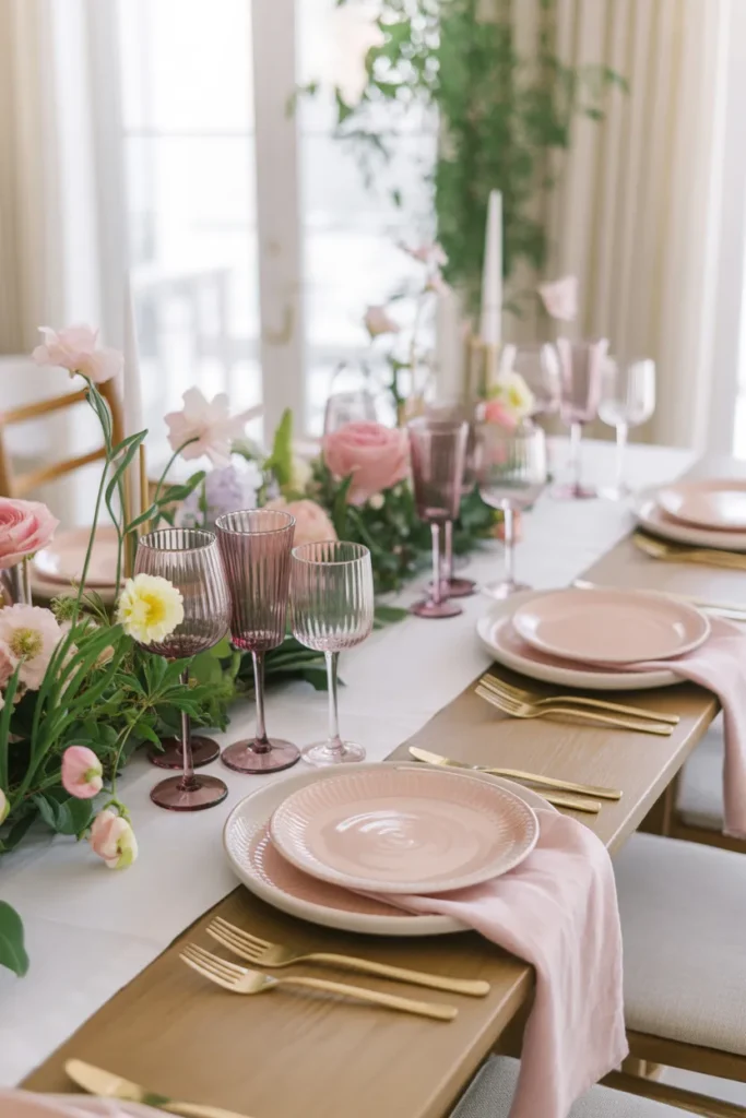   Floral Garden Table Theme