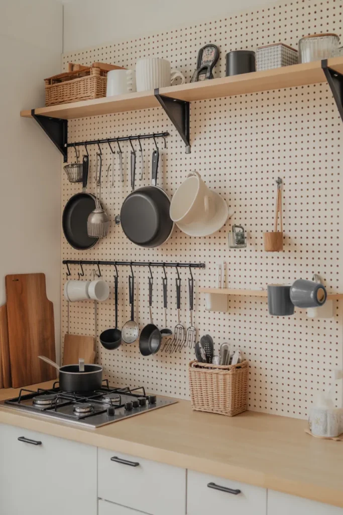  Install a Pegboard for Flexible Storage