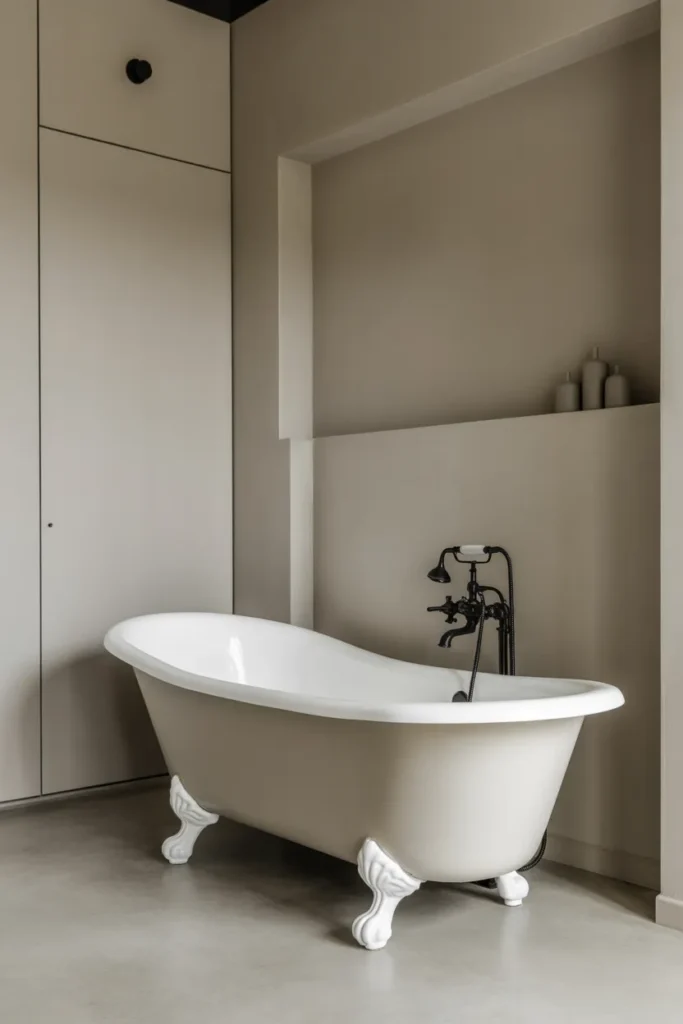  Modern Minimalist Clawfoot Tub