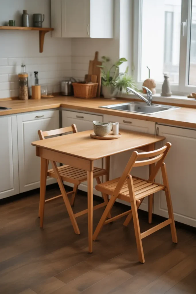 Drop-Leaf Table for Flexible Seating