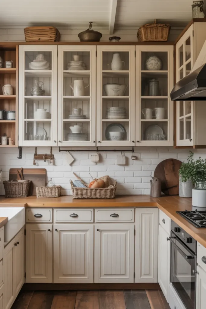  Farmhouse Cabinets with Glass Front Doors