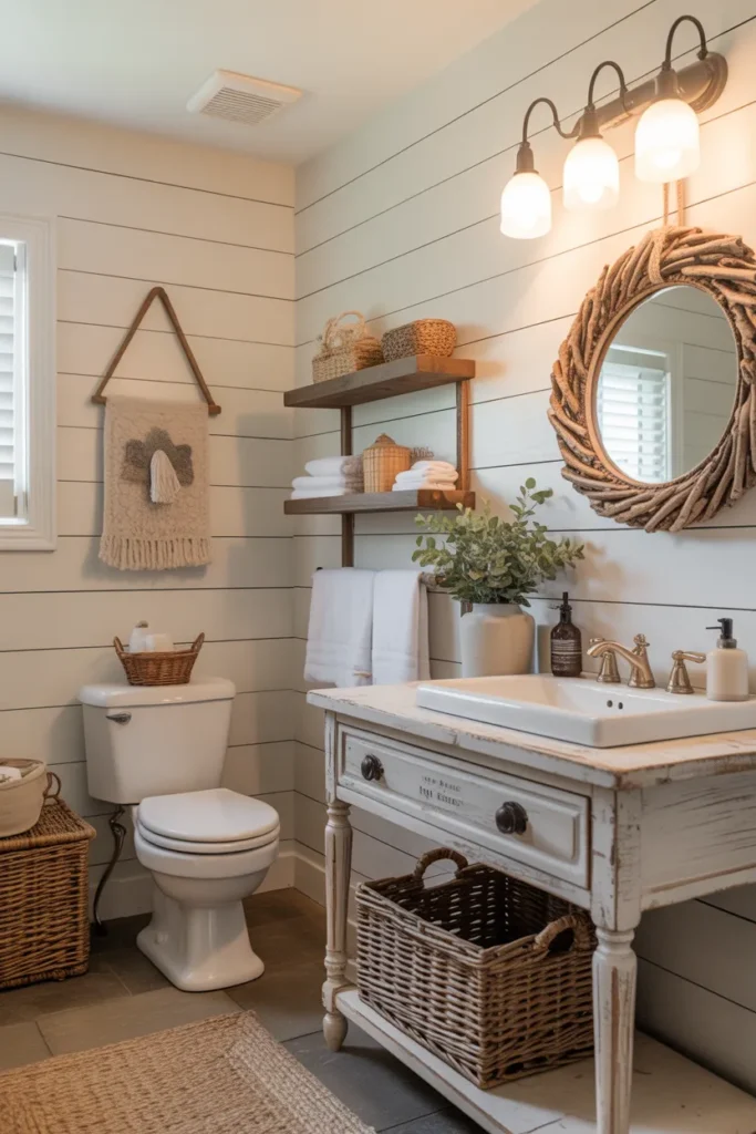  Farmhouse Kids Bathroom