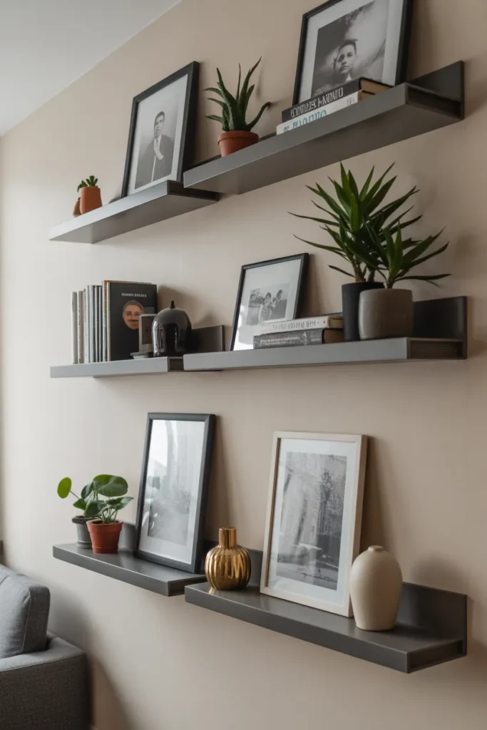  Decorate with Floating Shelves