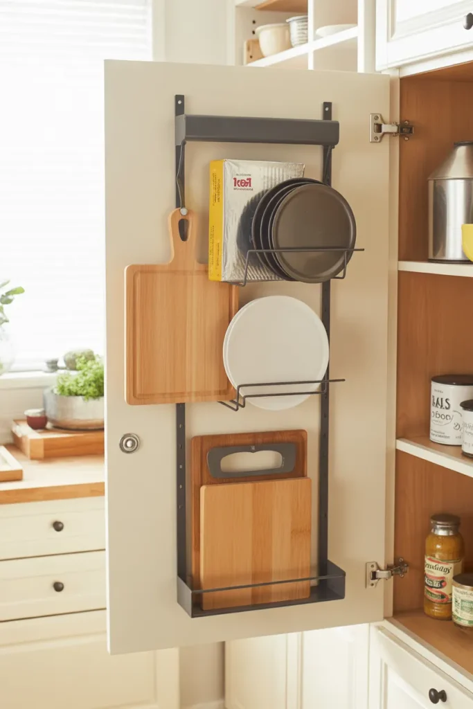  Install Over-the-Door Storage Racks