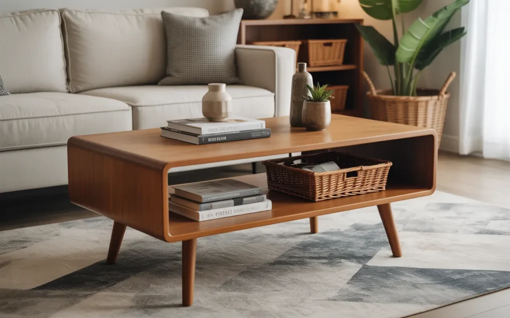 mid century modern coffee table