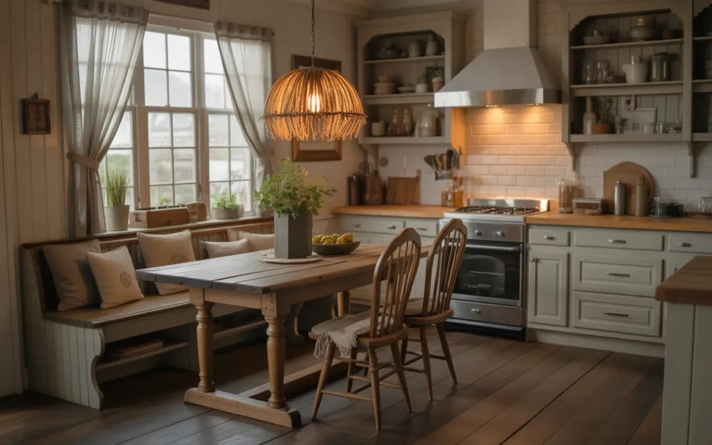 vintage farmhouse kitchen