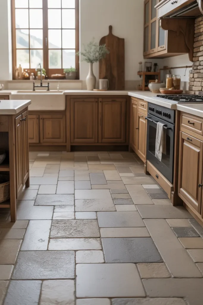  Neutral Tile Flooring with Natural Texture