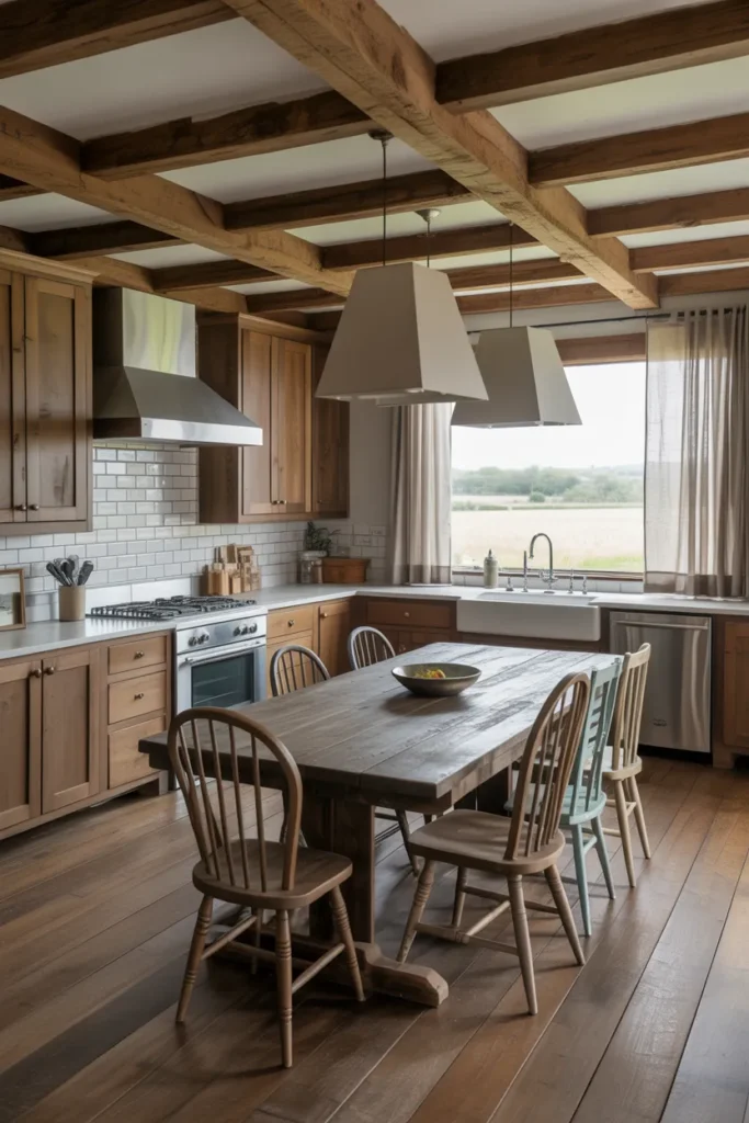  Mix of Antique and Modern Farmhouse Elements