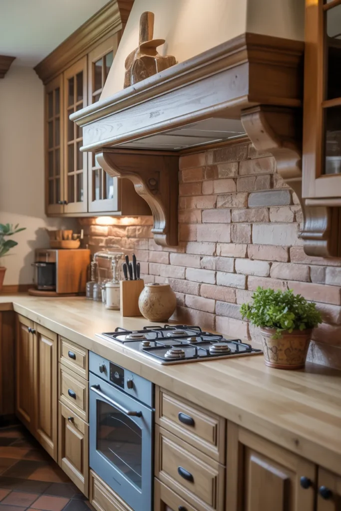  Stone Backsplash for Authentic Italian Charm