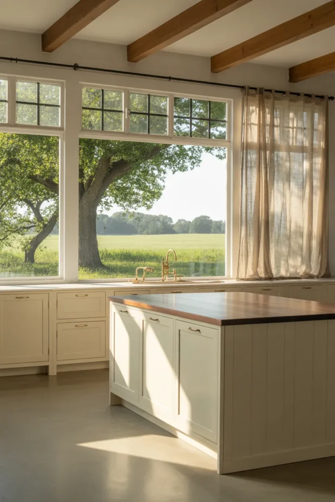  Natural Light with Large Farmhouse Windows