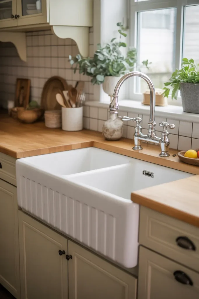  Farmhouse Sink as the Focal Point