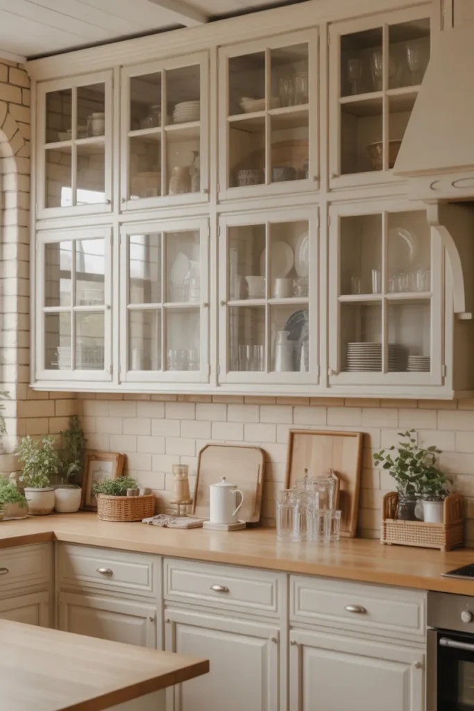  Glass-Front Cabinets for an Open Feel