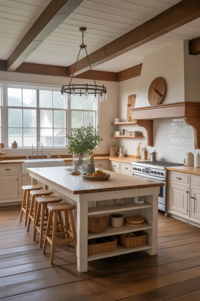 Large Farmhouse Kitchen Island