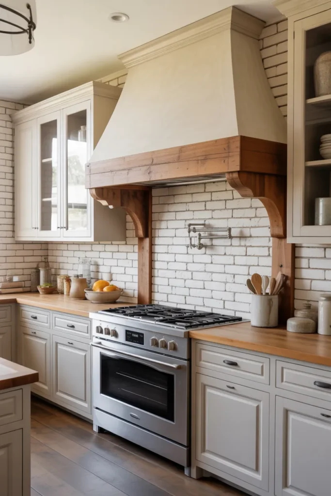 Statement Range Hood With Farmhouse Style