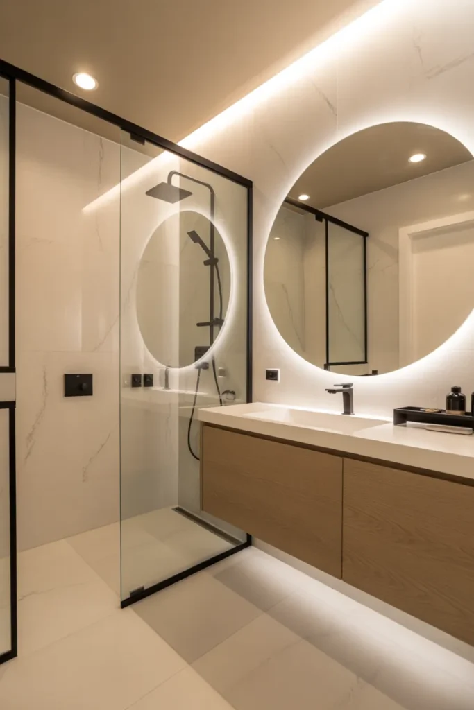  Minimalist Marble Guest Bathroom