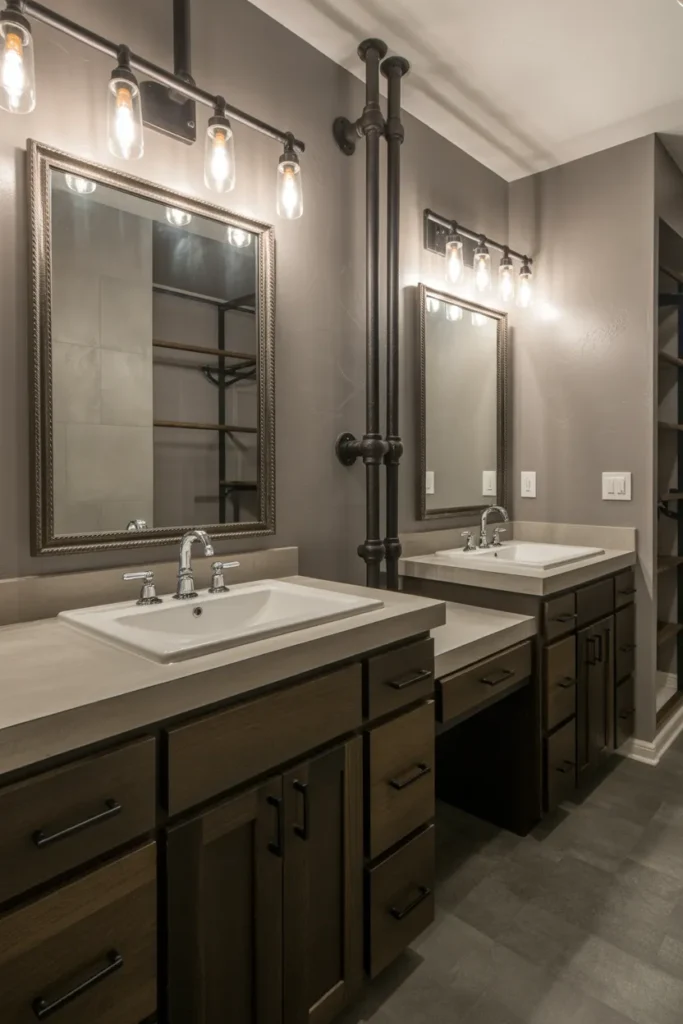  Glam Gold Accent Bathroom