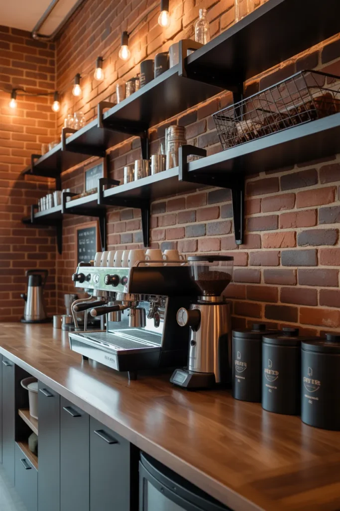  Industrial Chic Coffee Setup