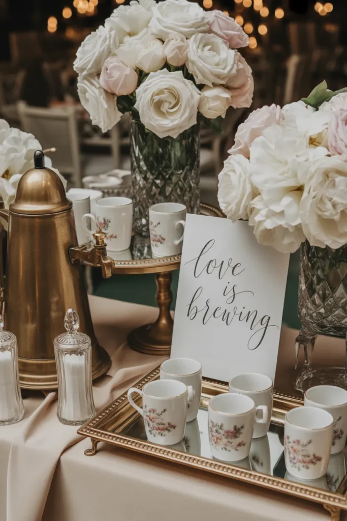  Wedding Reception Coffee Station