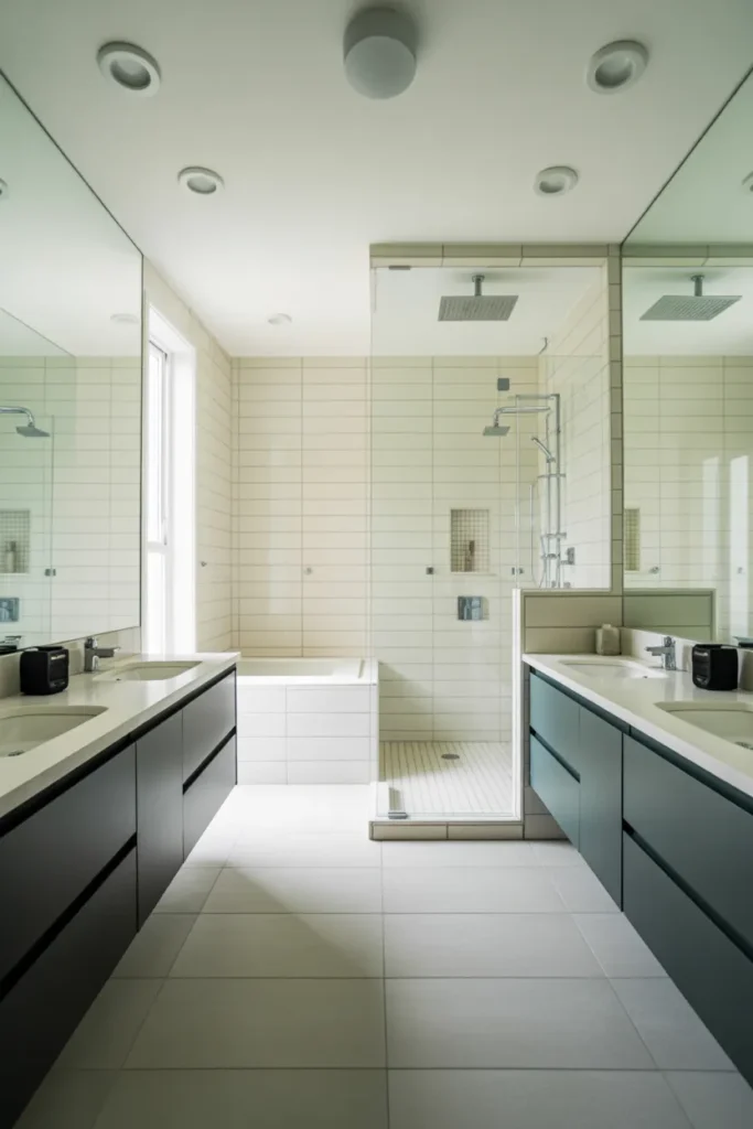  Contemporary Glass Shower Bathroom