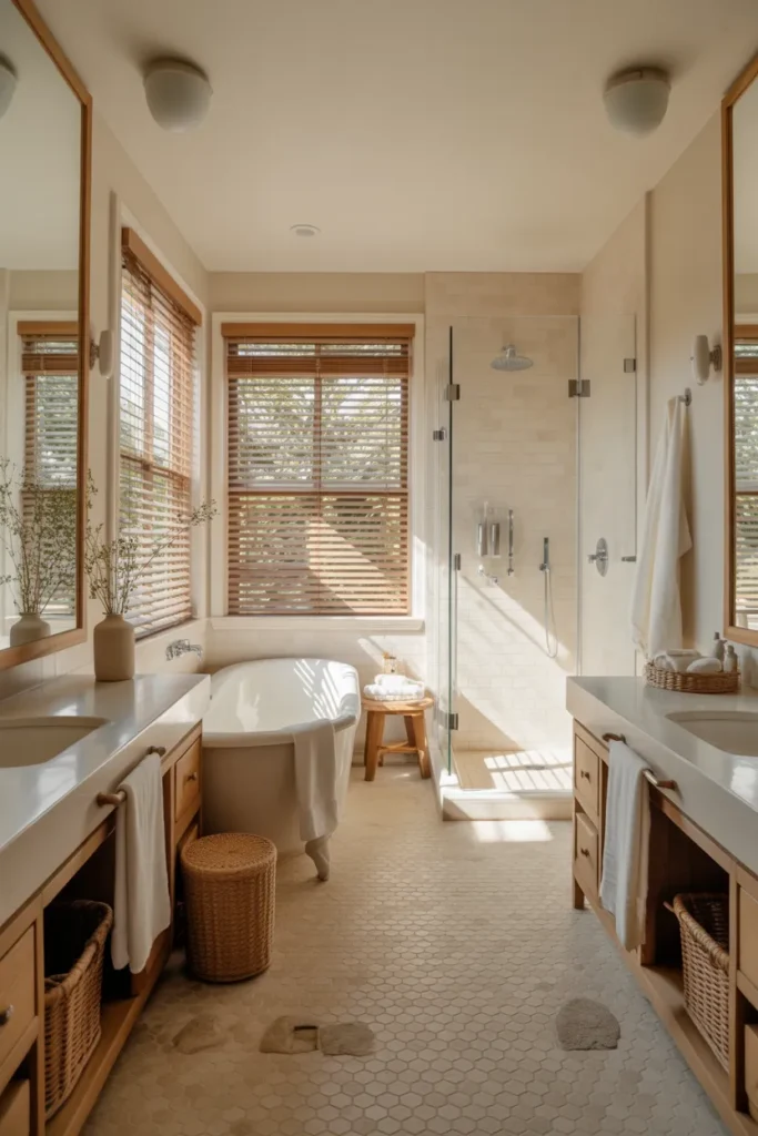  Spa Inspired Jack and Jill Bathroom Retreat