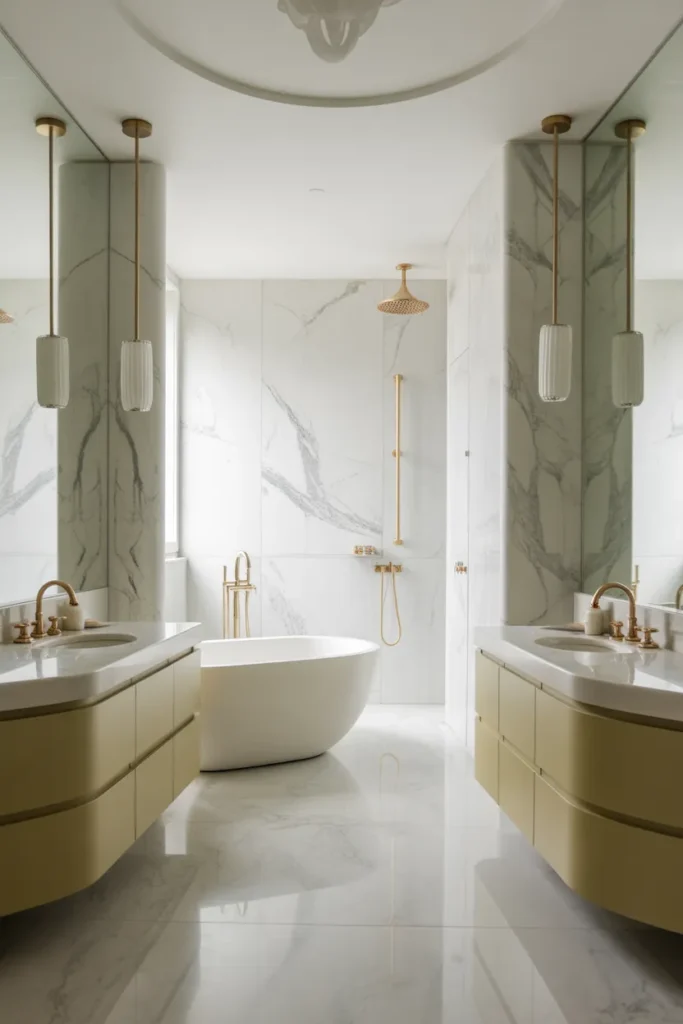  Luxury Marble Jack and Jill Bathroom