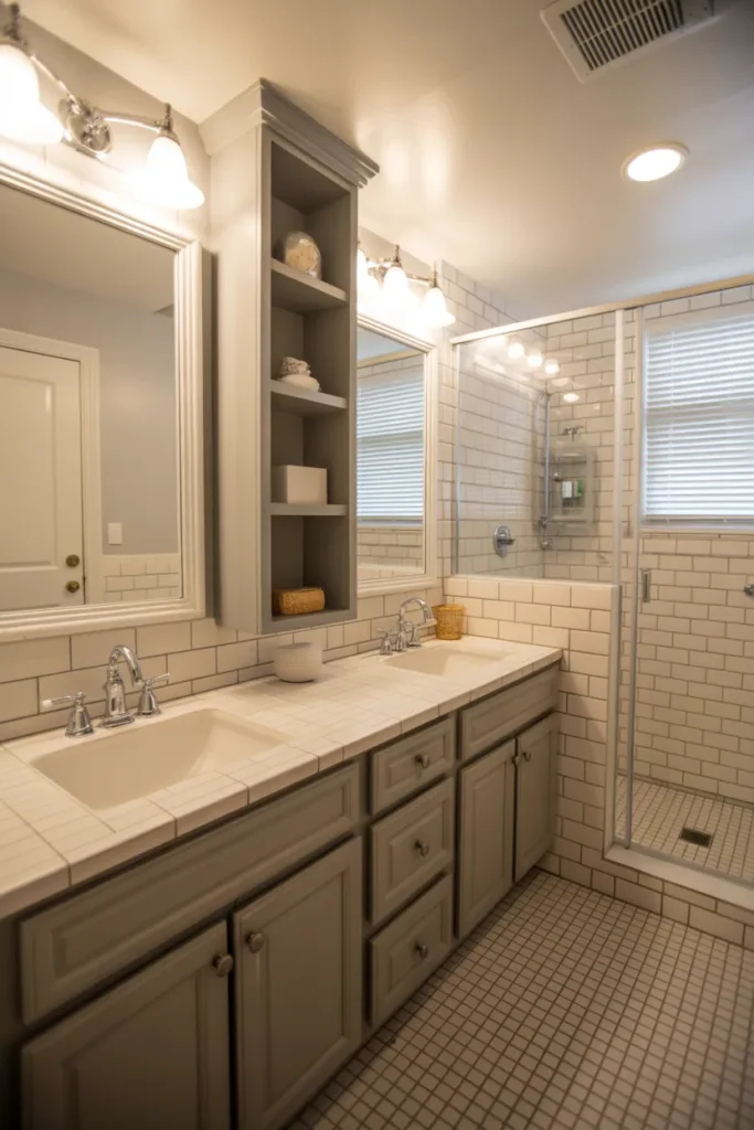  Small Space Jack and Jill Bathroom
