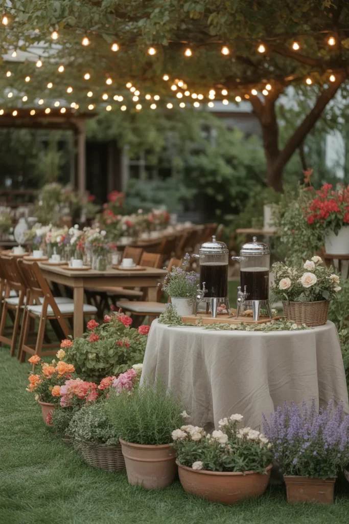  Outdoor Garden Coffee Bar