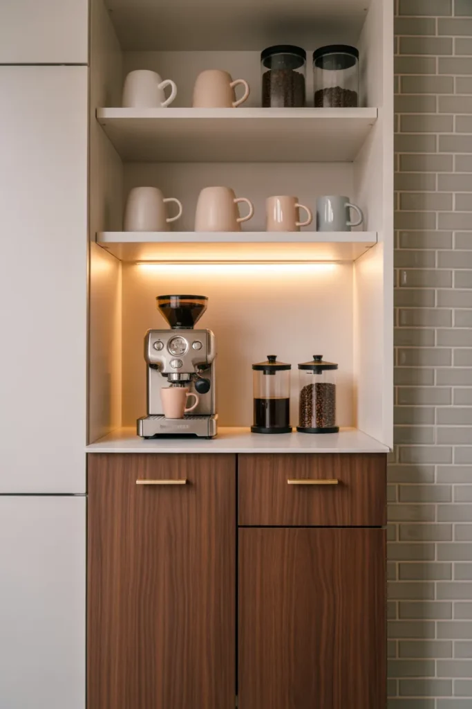 Small Apartment Coffee Bar Solution