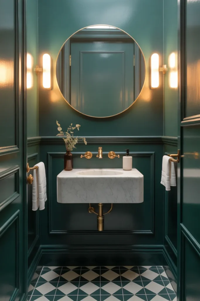  Compact Modern Powder Room