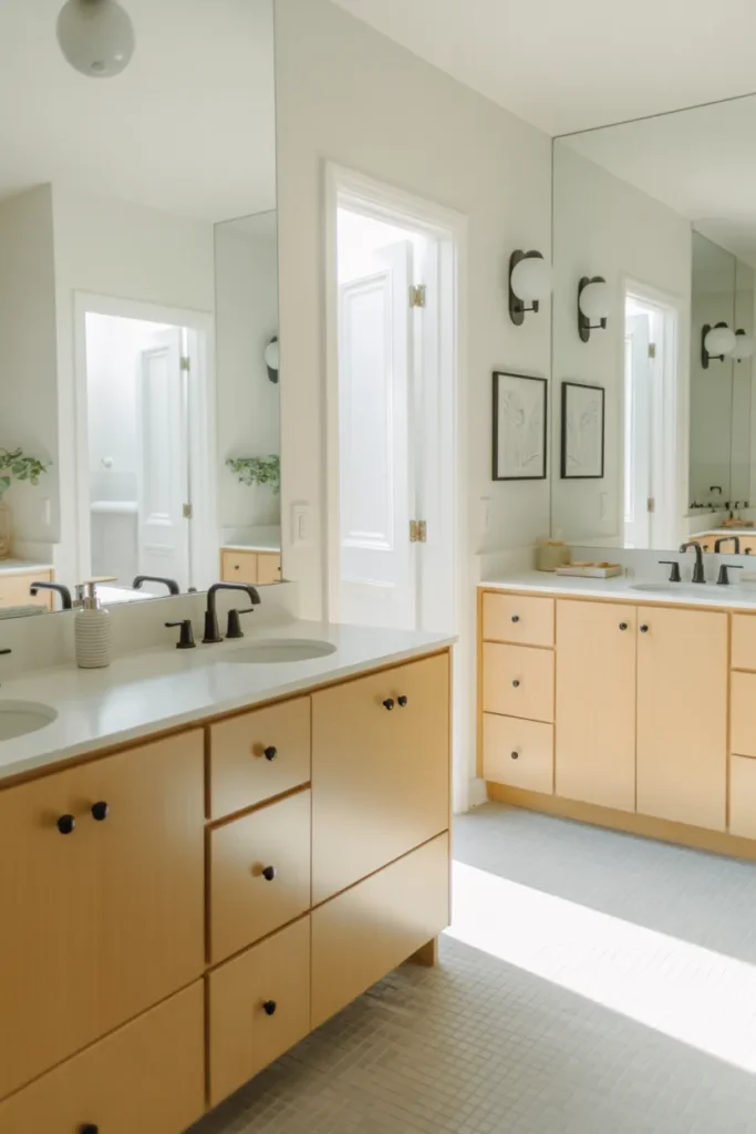  Vintage-Inspired Shared Bathroom