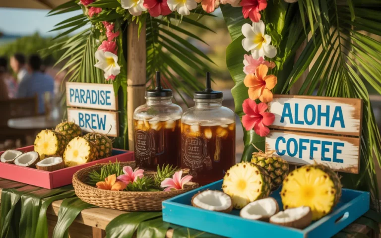coffee bar ideas for your next party